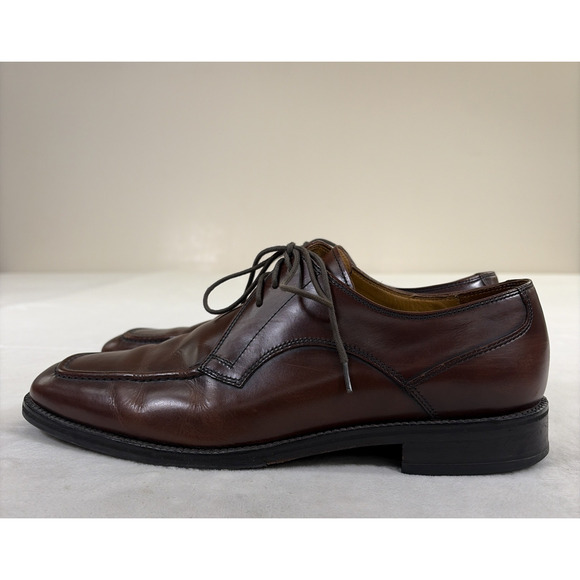COLE HAAN Brown Leather Oxford Square Toe Dress Shoes Mens 10.5 M C07138 Chrty main image 9